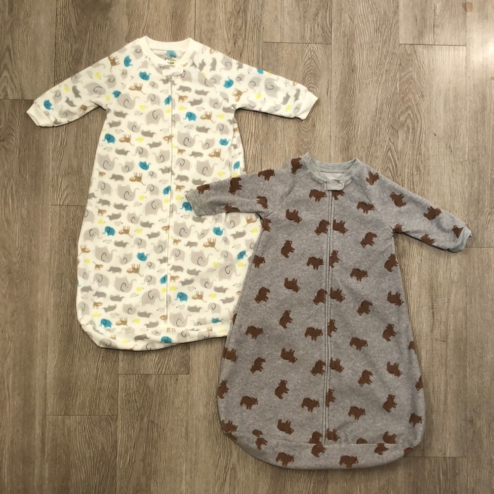 NWOT fleece sleep sacks